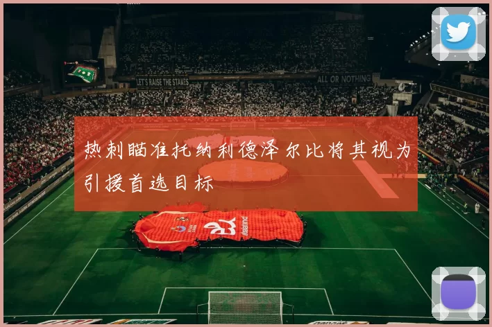 热刺瞄准托纳利德泽尔比将其视为引援首选目标